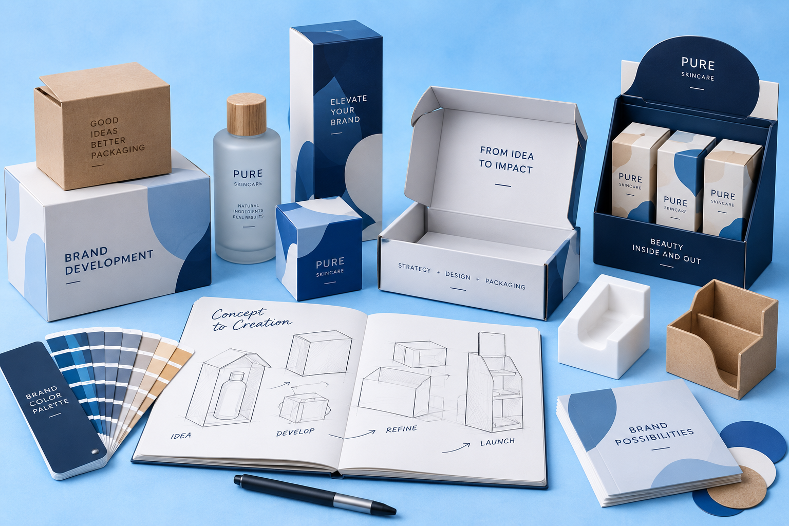 Packaging graphics and brand development