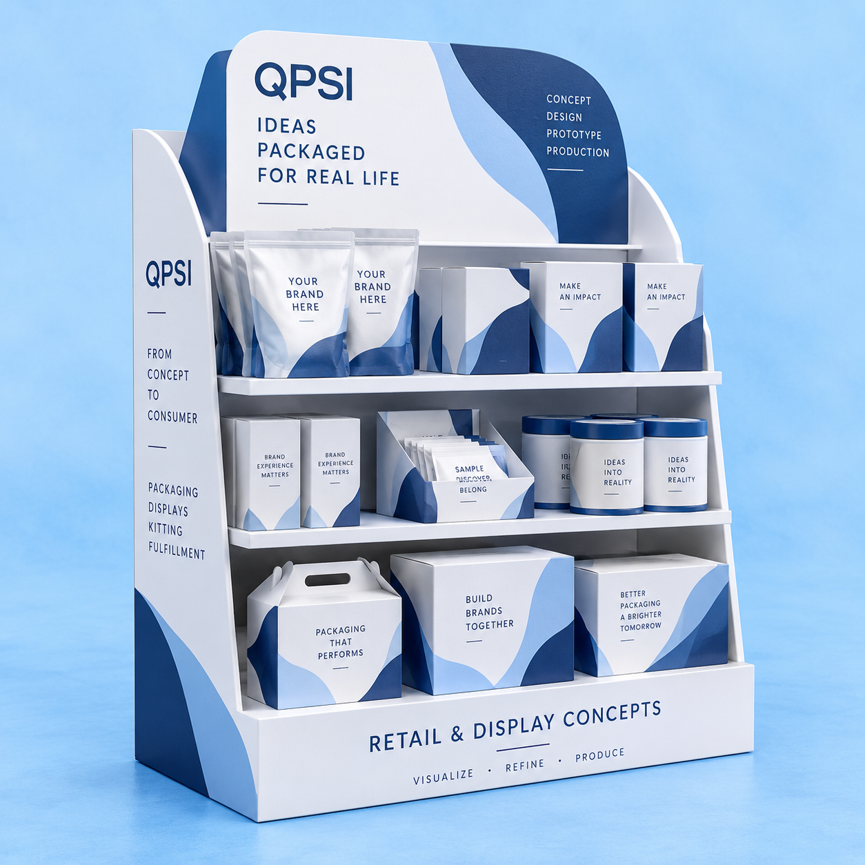 Retail display packaging prototype