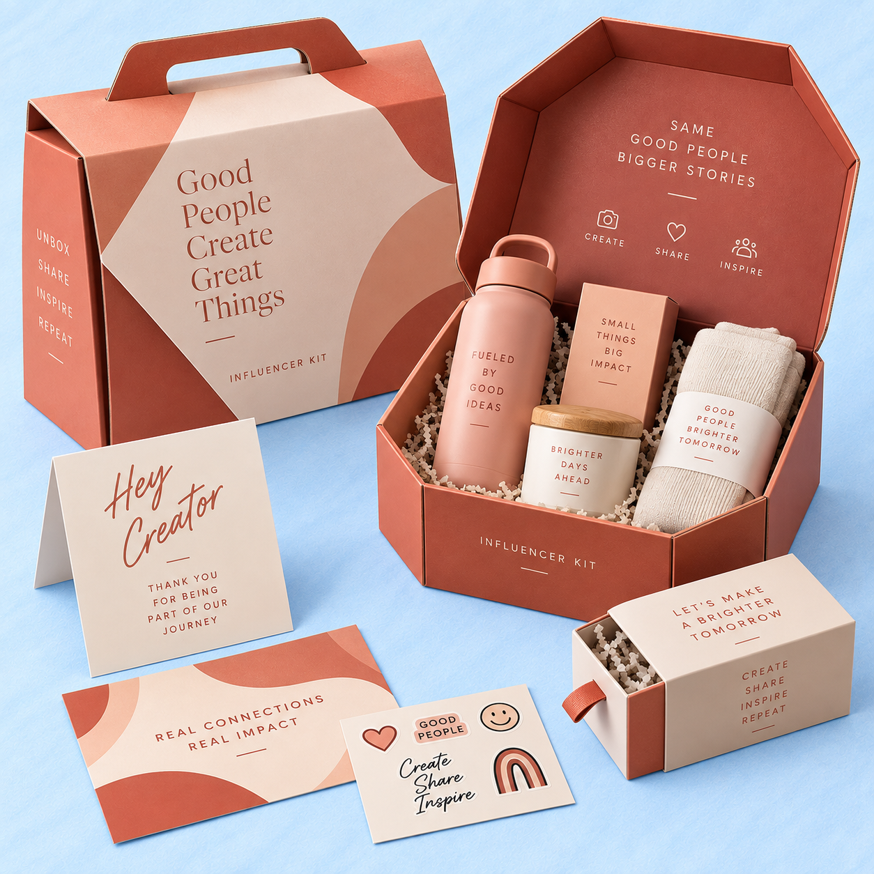 Influencer Kits example packaging solution