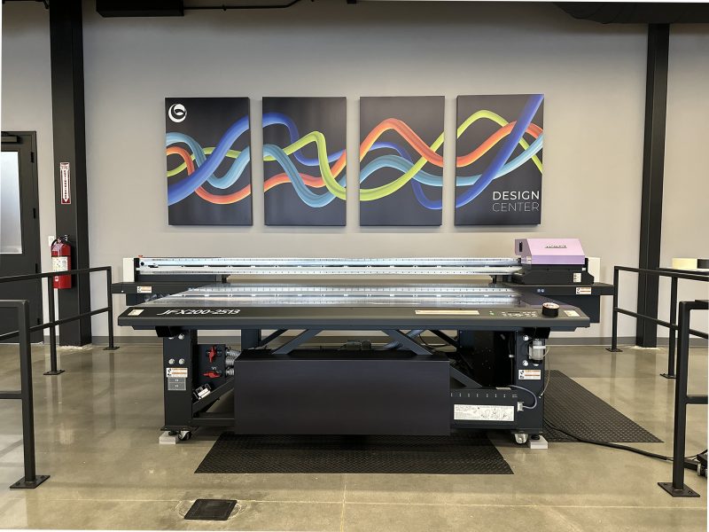 QPSI Design Center commercial packaging printer and production equipment