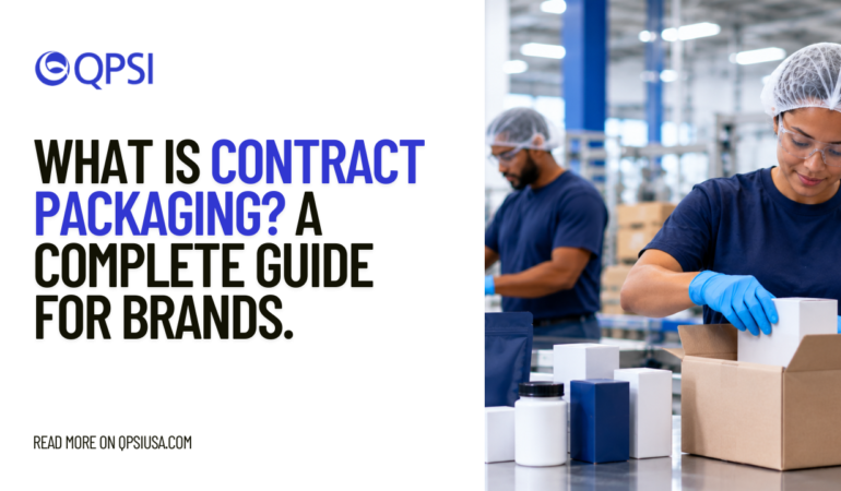 Contract packaging services and packaged consumer products at QPSI